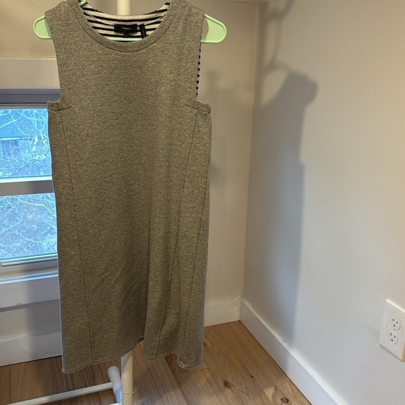 Theory Gray Sleeveless Dress- Size Small - Picture 2 of 4